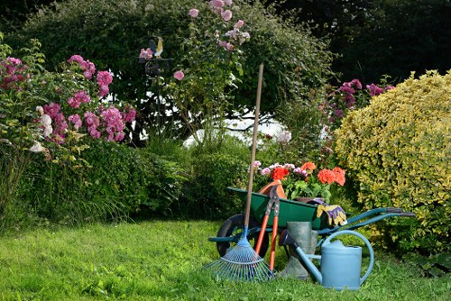 Raised flower bed design suitable for a Surbiton patio or compact garden