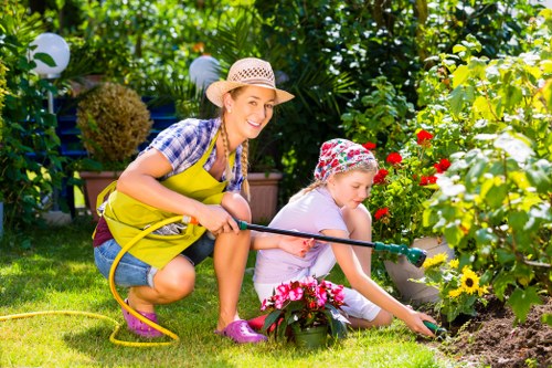 Reviewing landscaping issues with job records and property details